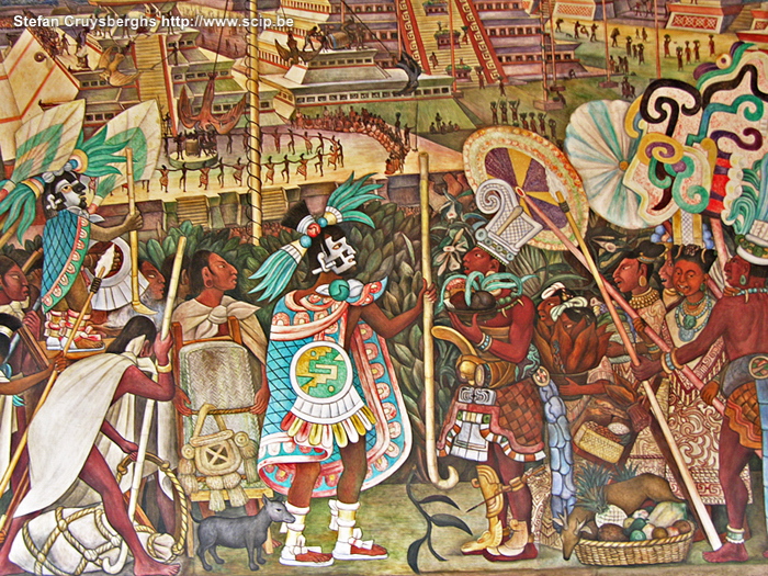 Mexico City - Muurschilderingen van Diego Riviera  Stefan Cruysberghs